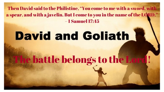 The battle belongs to the Lord