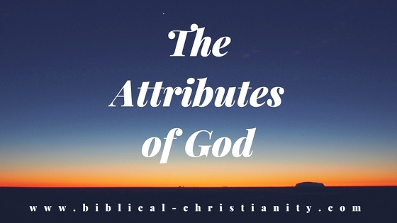 God's Natural and Moral Attributes