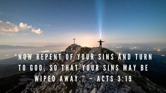 Acts 3:19 NLT