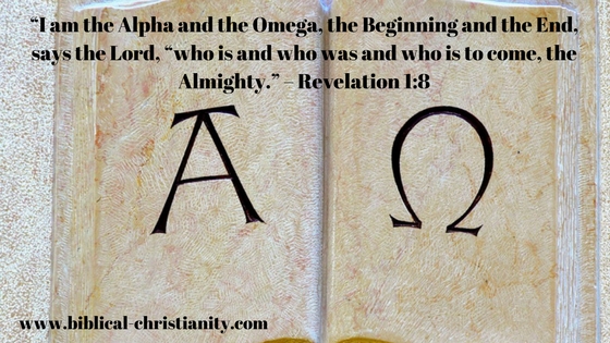 Jesus Christ is the Alpha and the Omega