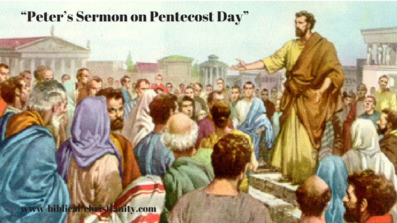Peter’s Sermon on Pentecost Day