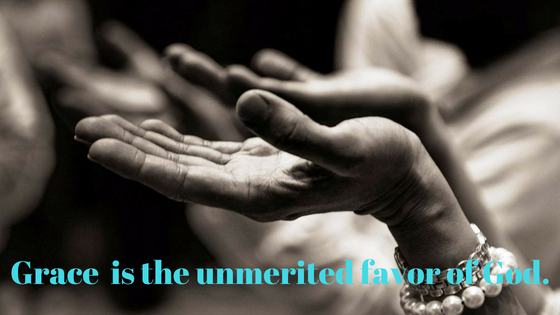 Grace: the unmerited favor of God