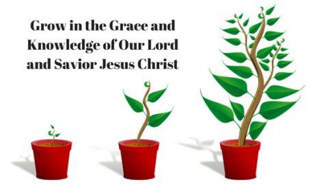 Growing In The Grace And Knowledge Of Our Lord And Savior Jesus Christ ...