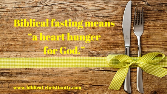 What does the Bible say about fasting