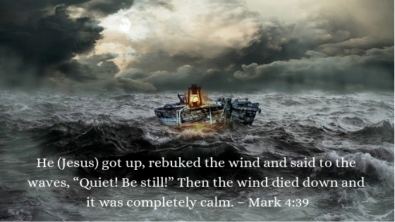 Jesus is the calm at the center of my storm