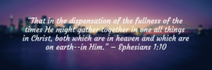 Ephesians 1:10