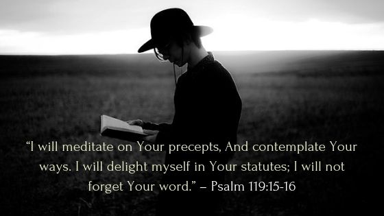Psalm 119:15-16