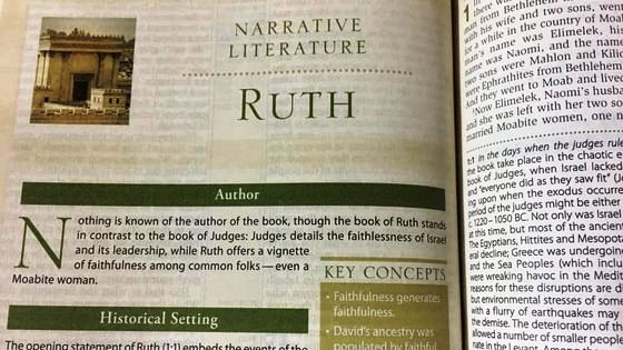 A Summary of the Book of Ruth