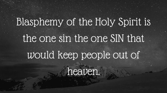 What is the Blasphemy Against the Holy Spirit in the Bible