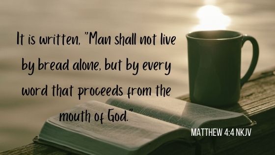 Man shall not live by bread alone