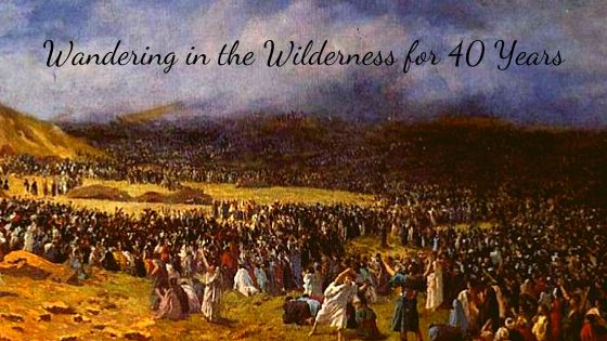 Moses and the Israelites in the Wilderness